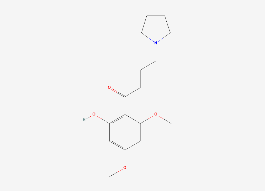 Two-dimensional chemical structure of o-Demethylbuflomedil