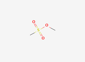 Two-dimensional chemical structure of Methyl Methanesulfonate, CAS 66-27-3