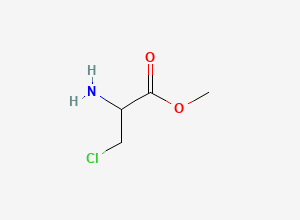 Two-dimensional chemical structure of Methyl 2-amino-3-chloropropanoate
