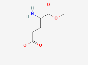 Two-dimensional chemical structure of Dimethyl DL-glutamate