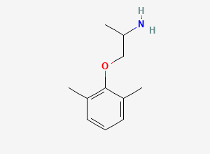 Two-dimensional chemical structure of Mexiletine, CAS 31828-71-4