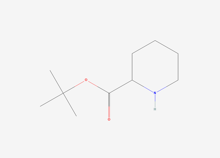 Two-dimensional chemical structure of Tert-butyl piperidine-2-carboxylate