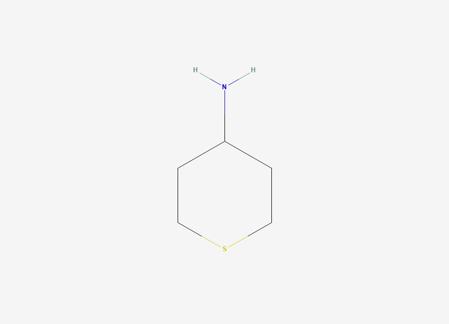 Two-dimensional chemical structure of Tetrahydrothiopyran-4-ylamine