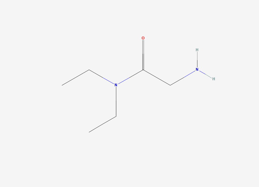 Two-dimensional chemical structure of 2-Amino-N,N-diethylacetamide