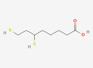 Two-dimensional chemical structure of alpha Lipoic Acid Impurity G, CAS 462-20-4