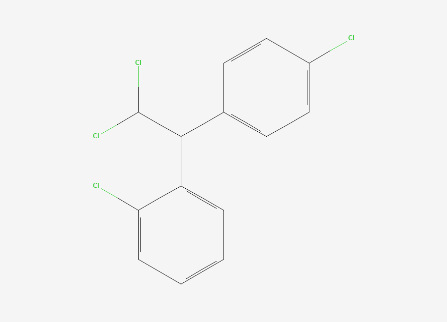 Two-dimensional chemical structure of Mitotane