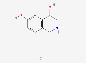 Two-dimensional chemical structure of Phenylephrine 4,6-DMTQ Impurity (Peak-1) (HCl salt), CAS 57196-61-9