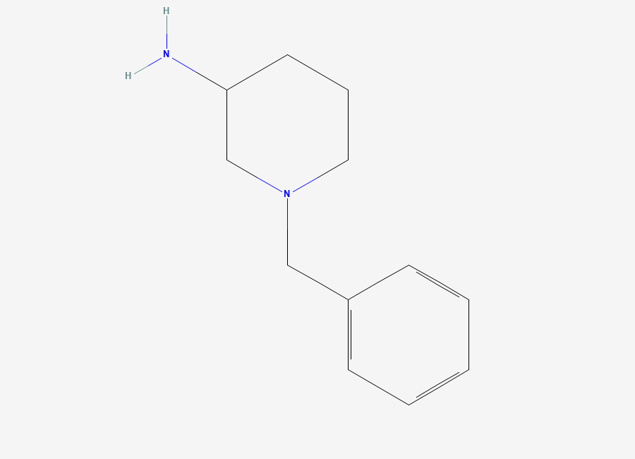 Two-dimensional chemical structure of 1-Benzylpiperidin-3-amine