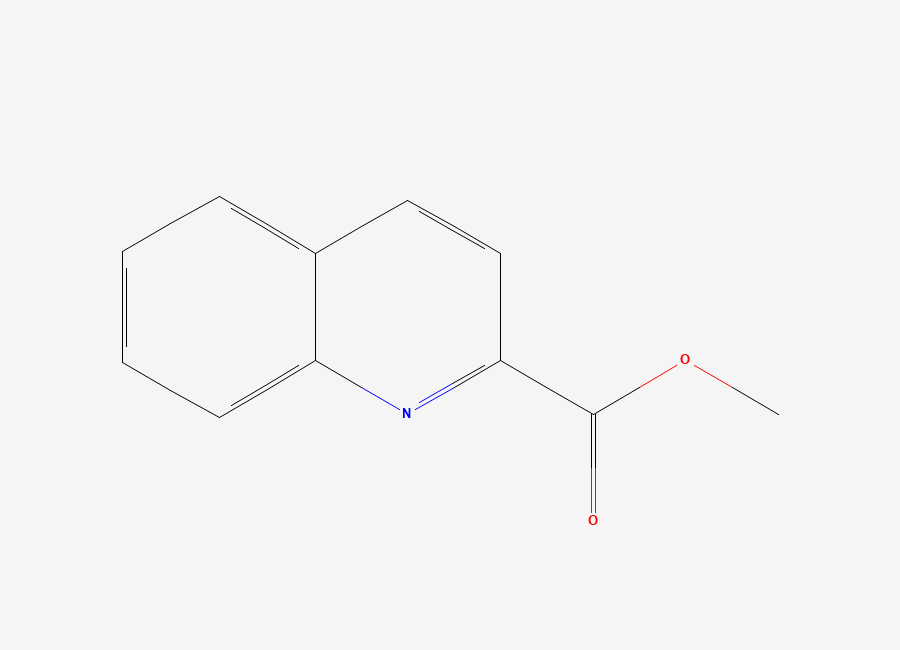 Two-dimensional chemical structure of Methyl quinoline-2-carboxylate