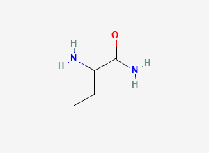 Two-dimensional chemical structure of 2-Aminobutanamide