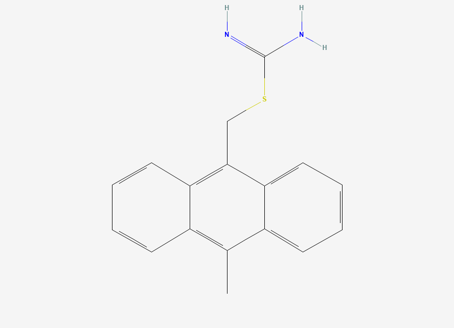 Two-dimensional chemical structure of (10-Methyl-9-anthryl)methyl imidothiocarbamate