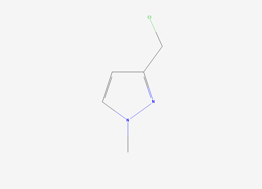 Two-dimensional chemical structure of 3-(Chloromethyl)-1-methyl-1H-pyrazole