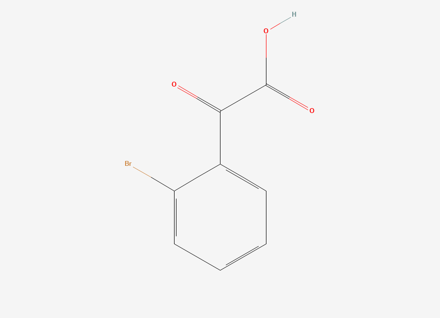 Two-dimensional chemical structure of 2-(2-Bromophenyl)-2-oxoacetic acid