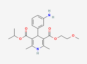 Two-dimensional chemical structure of AN-652/42296116, CAS 155861-24-8
