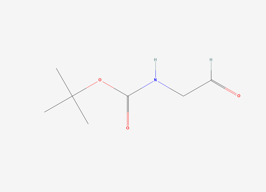 Two-dimensional chemical structure of tert-butyl N-(2-oxoethyl)carbamate