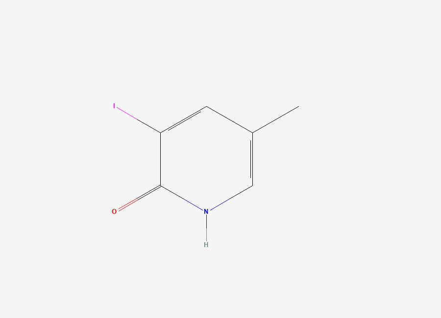 Two-dimensional chemical structure of 3-Iodo-5-methylpyridin-2(1H)-one