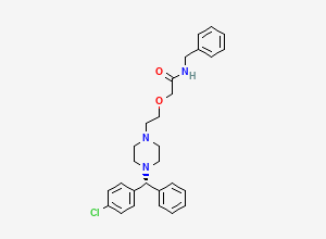 Two-dimensional chemical structure of Levocetirizine N-Benzylamide, CAS 1150310-68-1