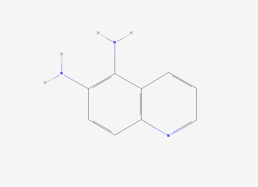 Two-dimensional chemical structure of Quinoline-5,6-diamine
