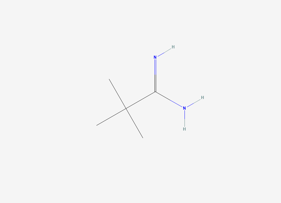 Two-dimensional chemical structure of Pivalamidine hydrochloride