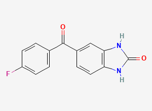 Two-dimensional chemical structure of Flubendazole EP Impurity C, CAS 1097107-40-8