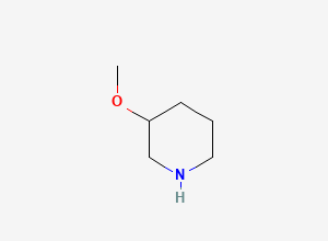 Two-dimensional chemical structure of 3-Methoxypiperidine