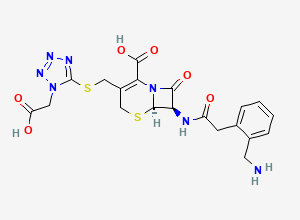 Two-dimensional chemical structure of Ceforanide