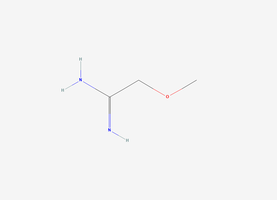 Two-dimensional chemical structure of 2-Methoxyethanimidamide