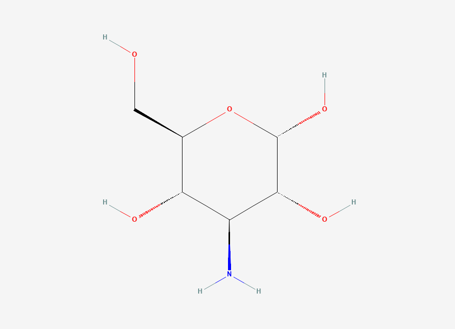 Two-dimensional chemical structure of alpha-D-Kanosaminepyranose