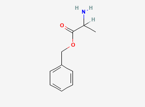Two-dimensional chemical structure of Benzyl L-alaninate hydrochloride