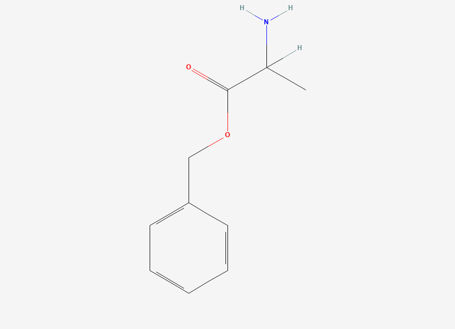 Two-dimensional chemical structure of Benzyl L-alaninate hydrochloride