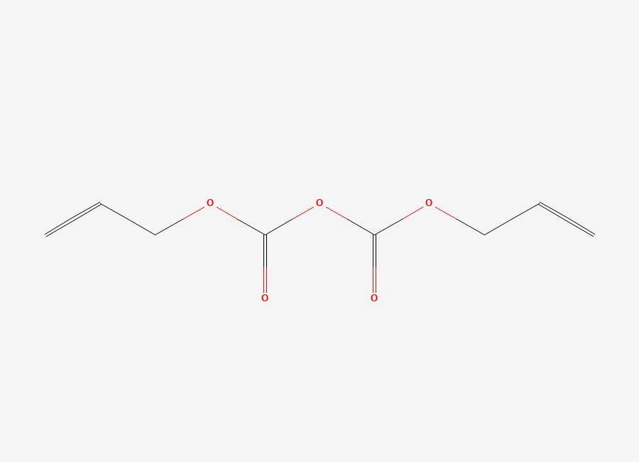 Two-dimensional chemical structure of Diallyl Pyrocarbonate