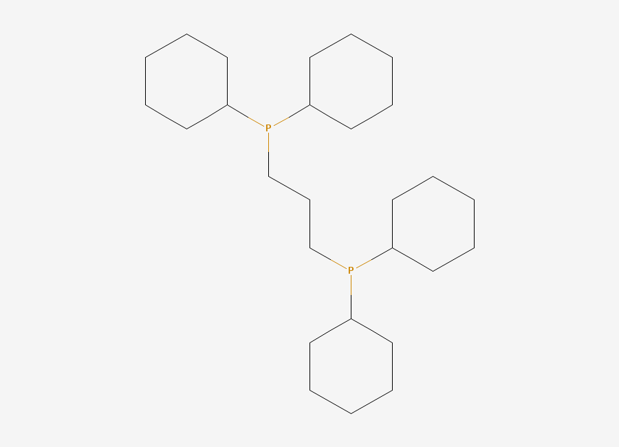 Two-dimensional chemical structure of 1,3-Bis(dicyclohexylphosphino)propane
