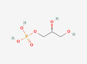 Two-dimensional chemical structure of sn-Glycerol 3-phosphate