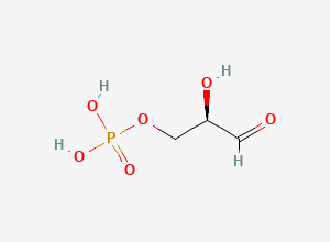 Two-dimensional chemical structure of Triose phosphate