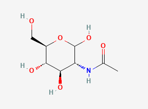 Two-dimensional chemical structure of N-Acetyl-D-Glucosamine