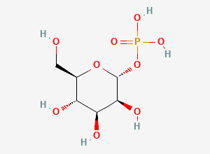 Two-dimensional chemical structure of Alpha-D-mannose 1-phosphate