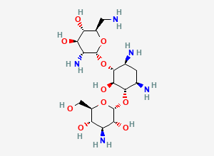 Two-dimensional chemical structure of Tobramycin EP Impurity A, CAS 4696-76-8