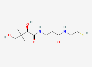 Two-dimensional chemical structure of Pantetheine