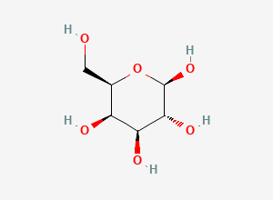 Two-dimensional chemical structure of beta-D-Galactopyranose