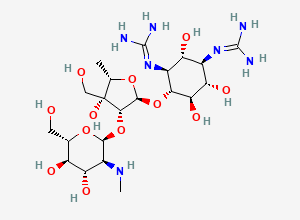Two-dimensional chemical structure of Dihydrostreptomycin