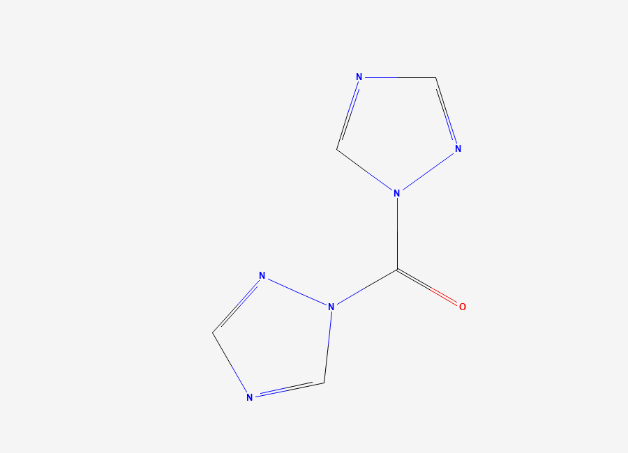 Two-dimensional chemical structure of 1,1'-Carbonyl-di-(1,2,4-triazole)