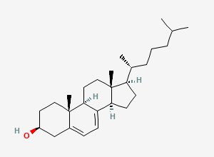 Two-dimensional chemical structure of Cholecalciferol EP Impurity B / Provitamin D3, CAS 434-16-2
