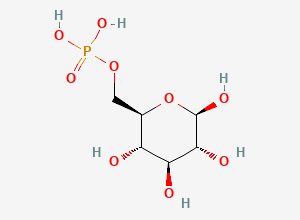 Two-dimensional chemical structure of Beta-D-Glucose 6-phosphate