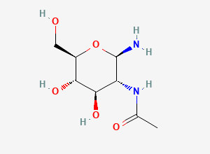 Two-dimensional chemical structure of beta-D-erythro-Hexopyranos-2-ulose, 1,6-anhydro-3-deoxy-4-O-(phenylmethyl)-, dimethyl acetal