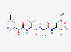 Two-dimensional chemical structure of Amastatin