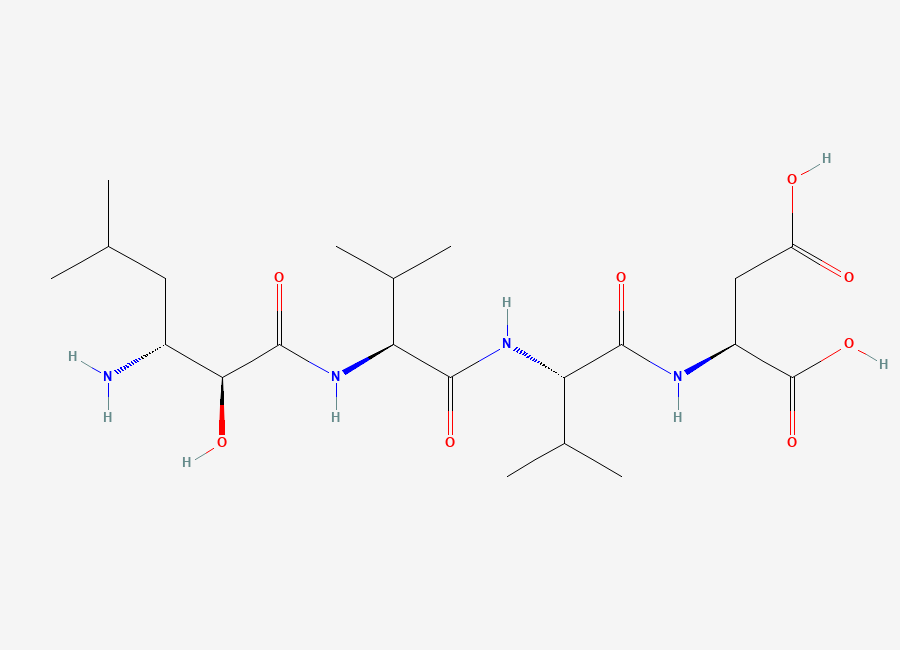 Two-dimensional chemical structure of Amastatin