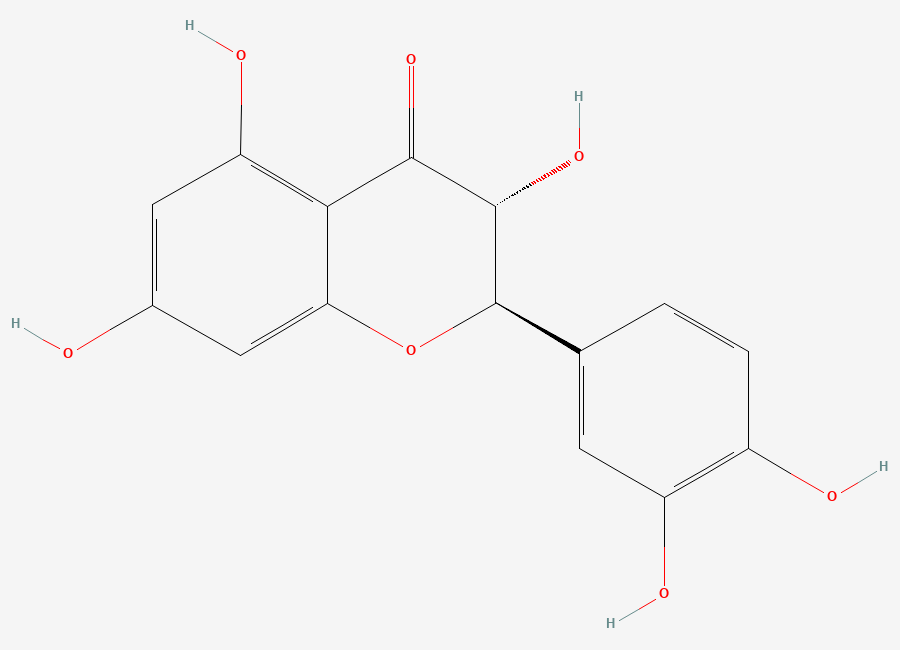 Two-dimensional chemical structure of Taxifolin