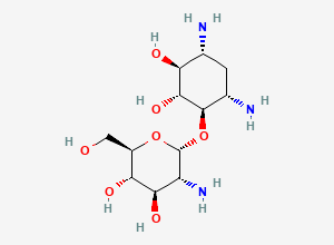 Two-dimensional chemical structure of Neomycin Sulfate EP Impurity D/ Paromamine/ Neomycin D, CAS 534-47-4