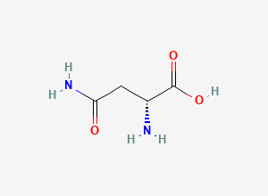 Two-dimensional chemical structure of D-Asparagine