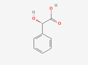 Two-dimensional chemical structure of Atomoxetine EP Impurity E/ S-Mandelic Acid Impurity/ L-Mandelic Acid (Free Base), CAS 17199-29-0